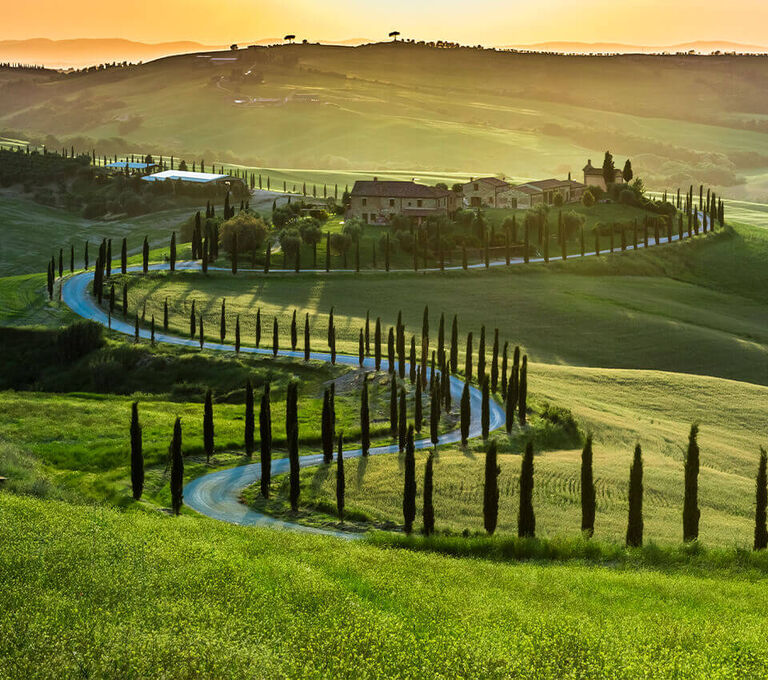 Toscana vista sulla Val d'Orcia