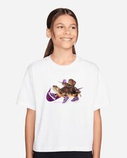 Boxy turtle graphic jr - Bianco