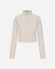 Interlock crop w - Bianco