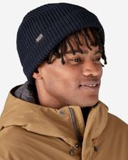 Fishermans rolled beanie - Blu