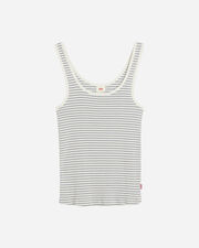 Rib stripe w - Blu
