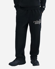 Straight fleece m - Nero