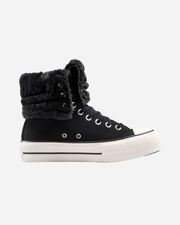 Chuck taylor all star fold over lift x-high w - Nero