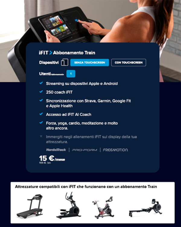 Abbonamento ifit one year train 