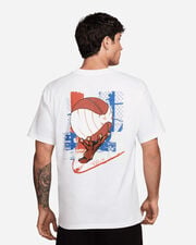 Basket printed m - Bianco