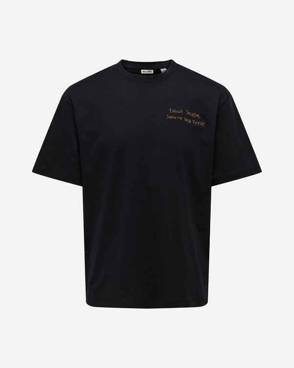Aaron written embroidered chest m