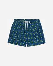 Print fish 14" m - Blu