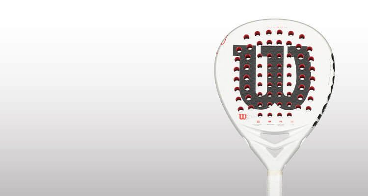 Racchetta da padel Wilson colore bianco e nera