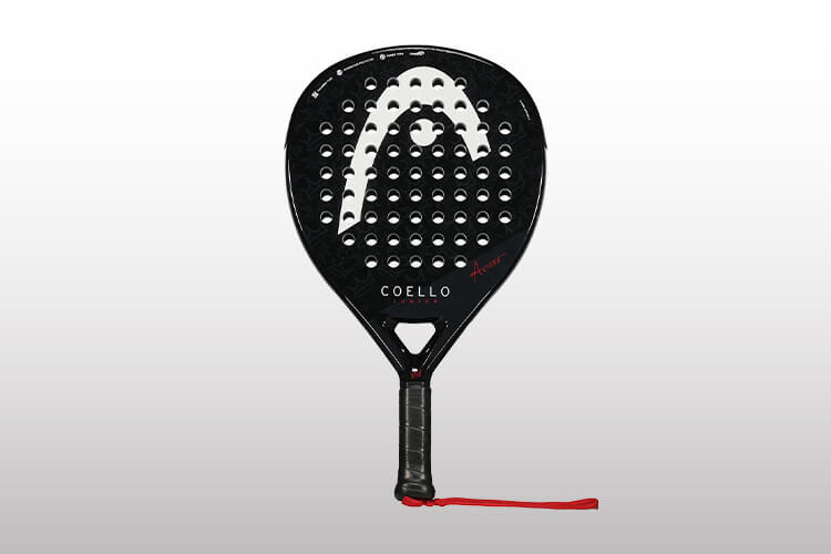 Racchetta padel Head Coello nera a forma di lacrima