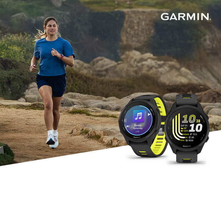 Ragazzo che corre con orologio Garmin Forerunner 70 | 170