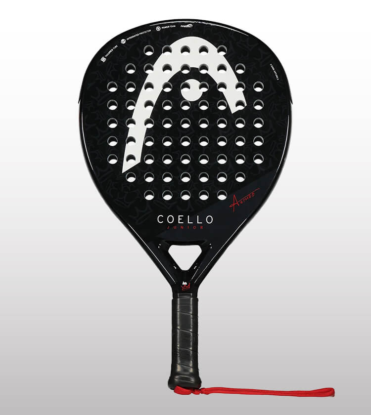 Racchetta padel Head Coello nera a forma di lacrima