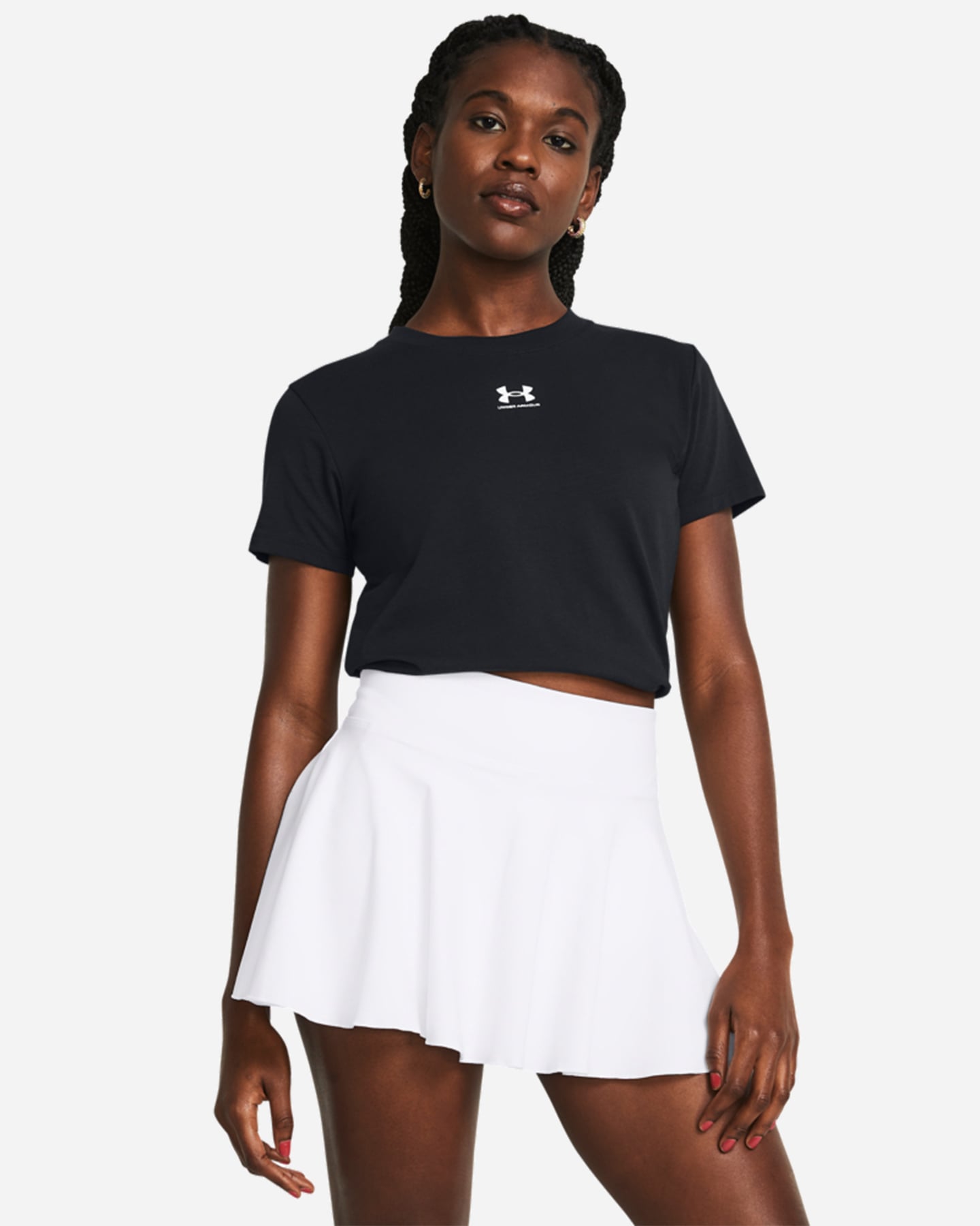 T-shirt UNDER ARMOUR CAMPUS CORE W - Nero - 2 | Cisalfa Sport