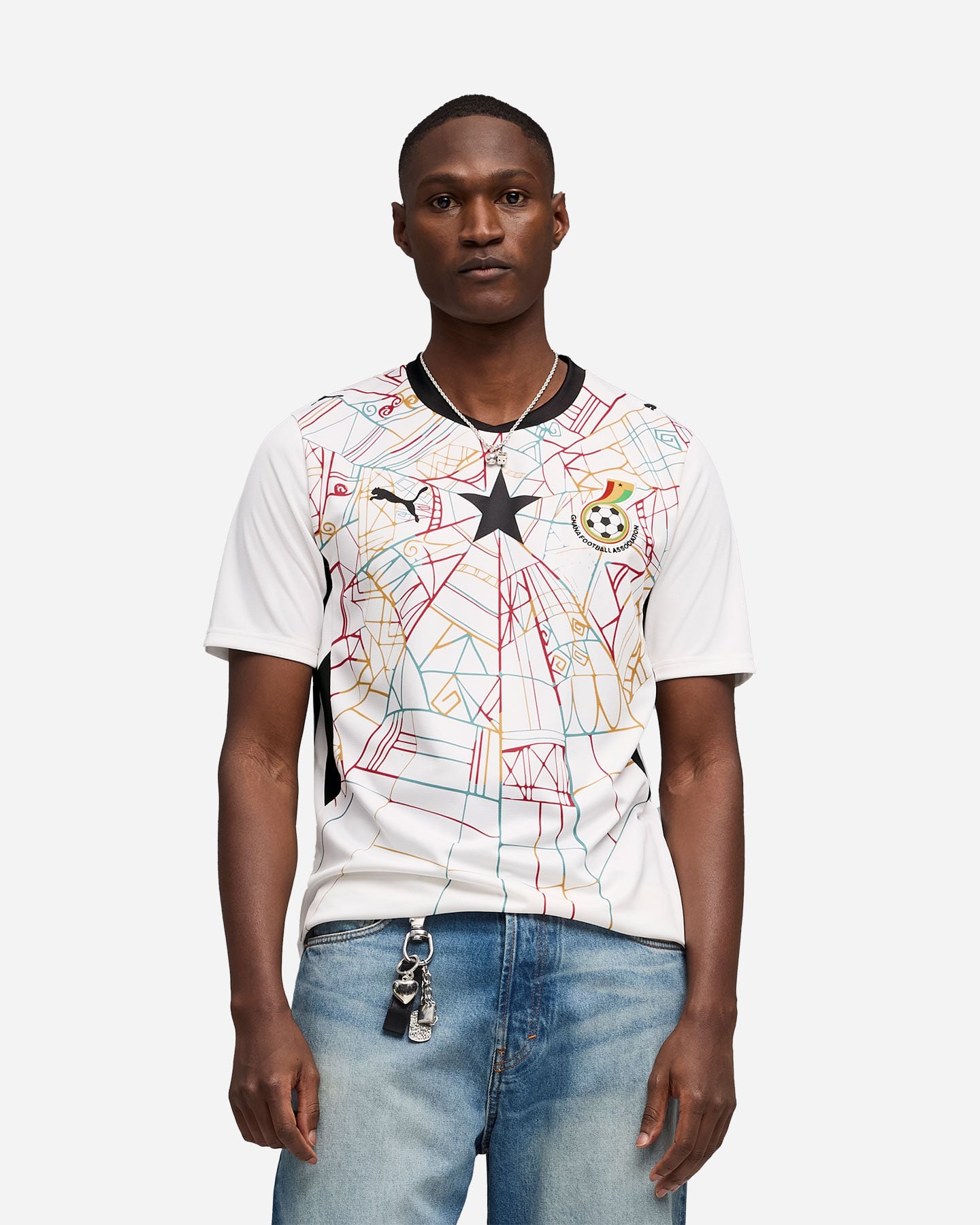 Maglia calcio ufficiale PUMA GHANA HOME 26 M - Color mix - 3 | Cisalfa Sport