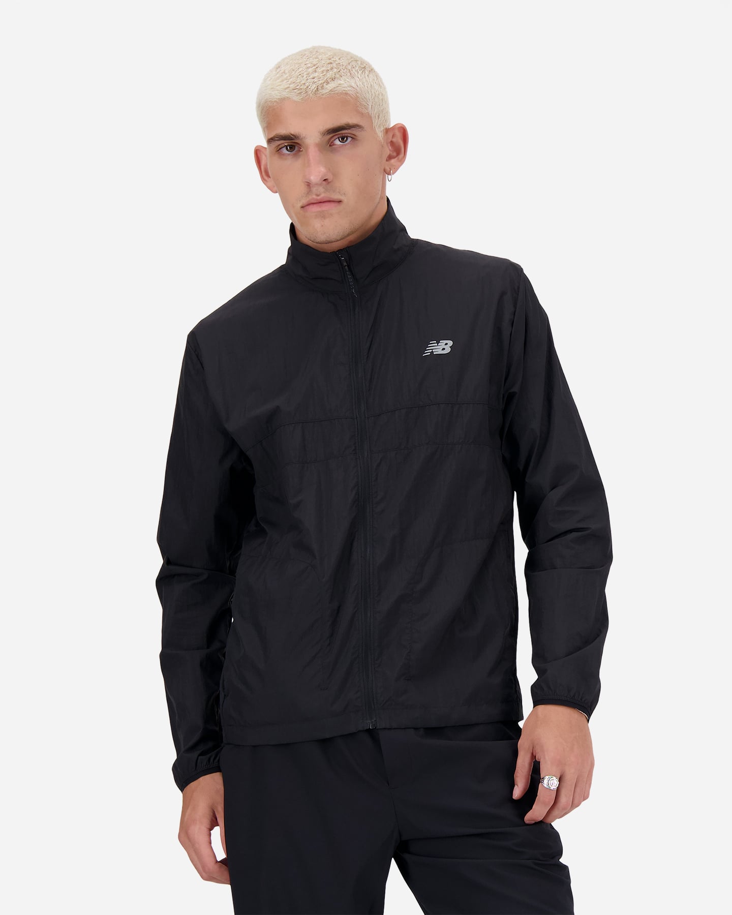 Giacca running NEW BALANCE ATHLETICS PACKABLE M - Nero - 2 | Cisalfa Sport