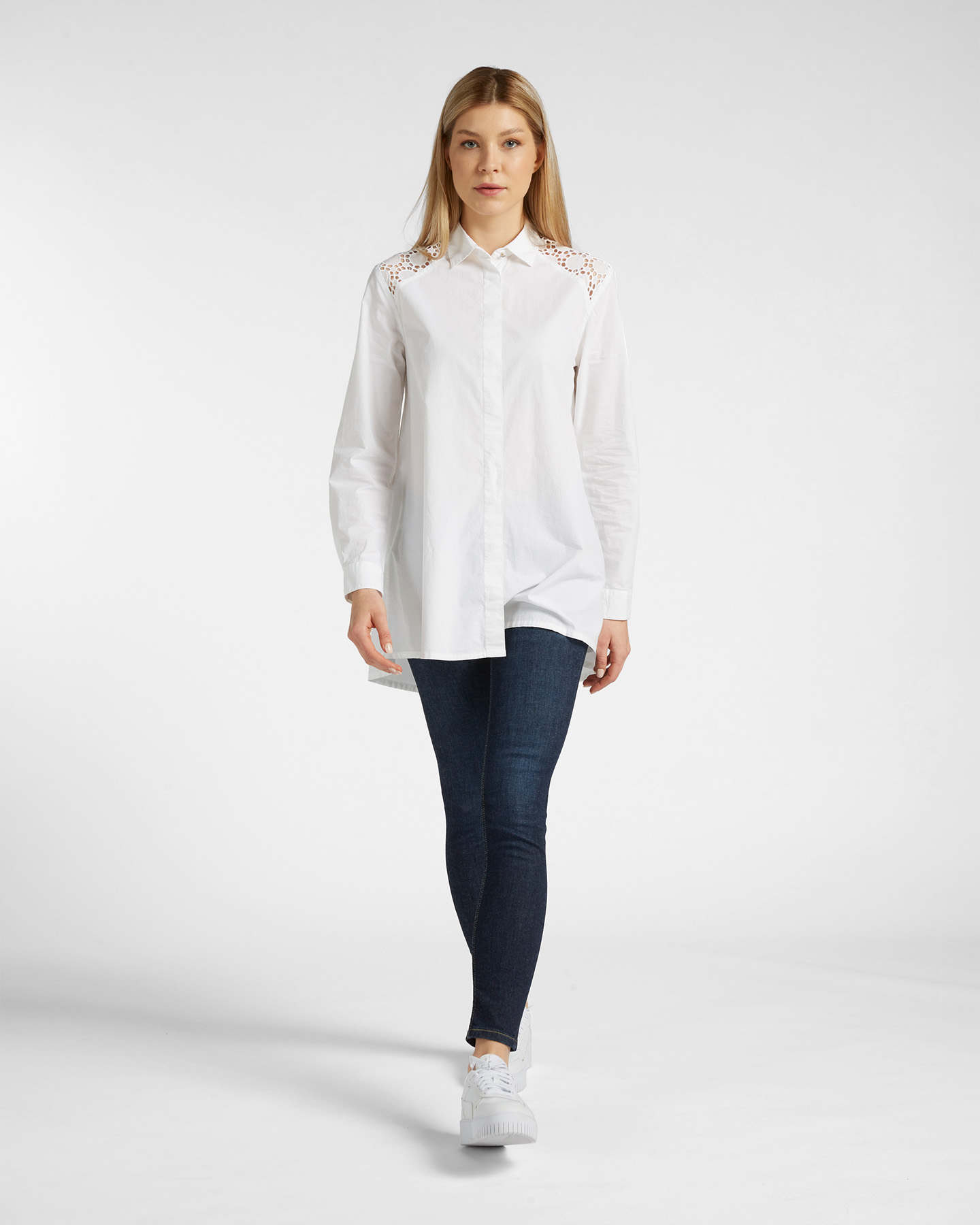 Camicia MISTRAL BETTER W - Bianco - 3 | Cisalfa Sport