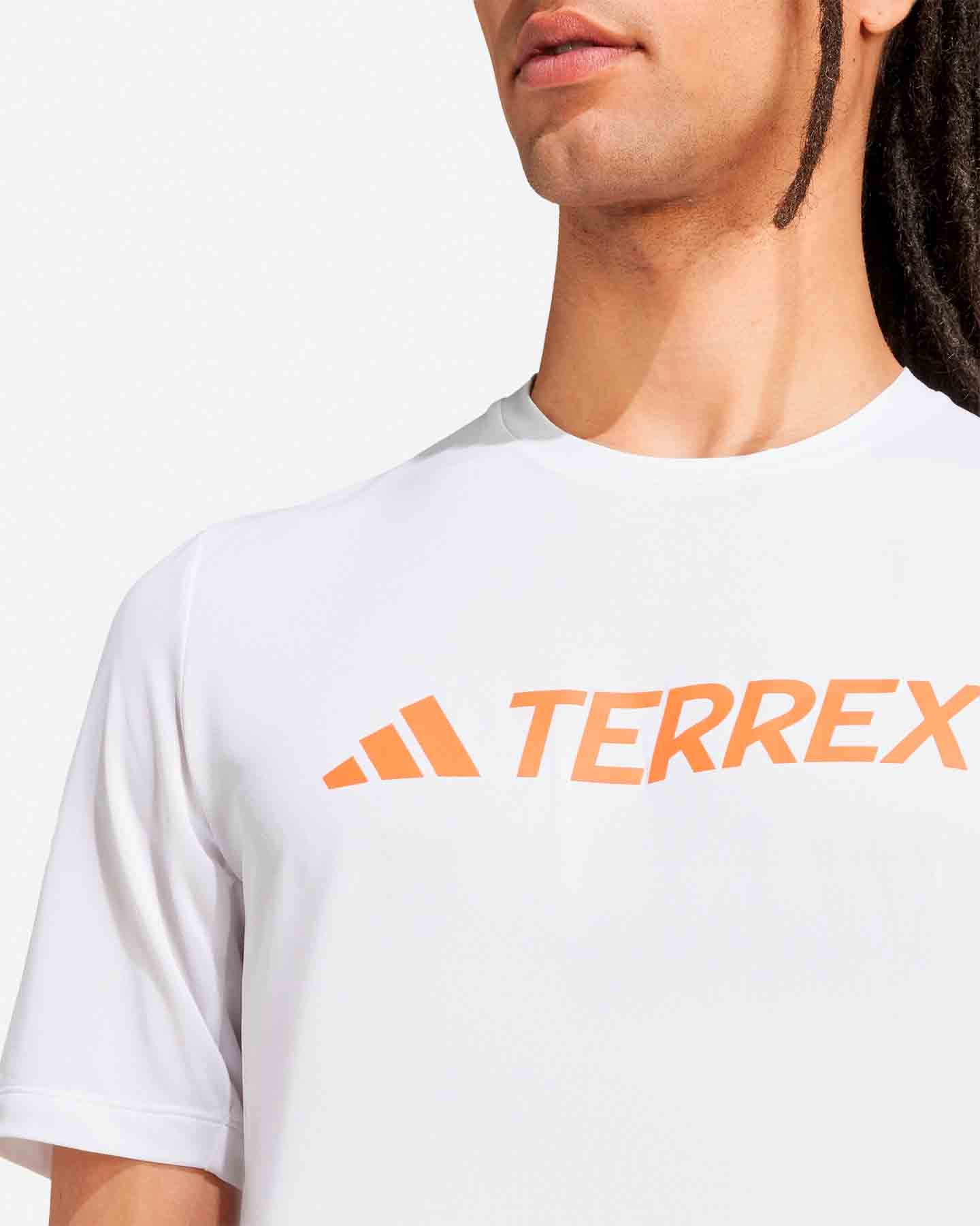T-shirt ADIDAS TERREX MULTI LOGO TECH M - Bianco - 5 | Cisalfa Sport