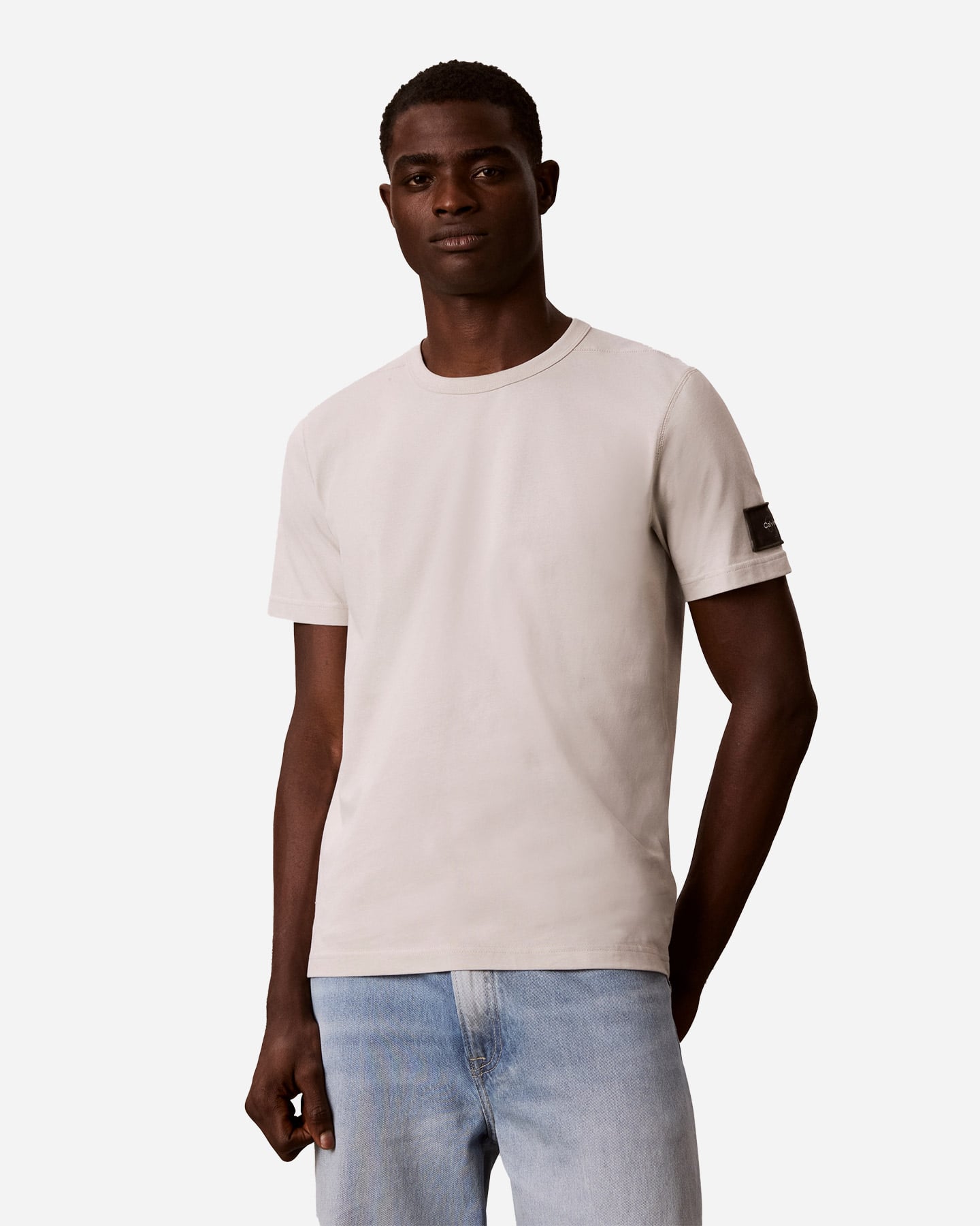 T-shirt CALVIN KLEIN JEANS BADGE M - Grigio - 1 | Cisalfa Sport