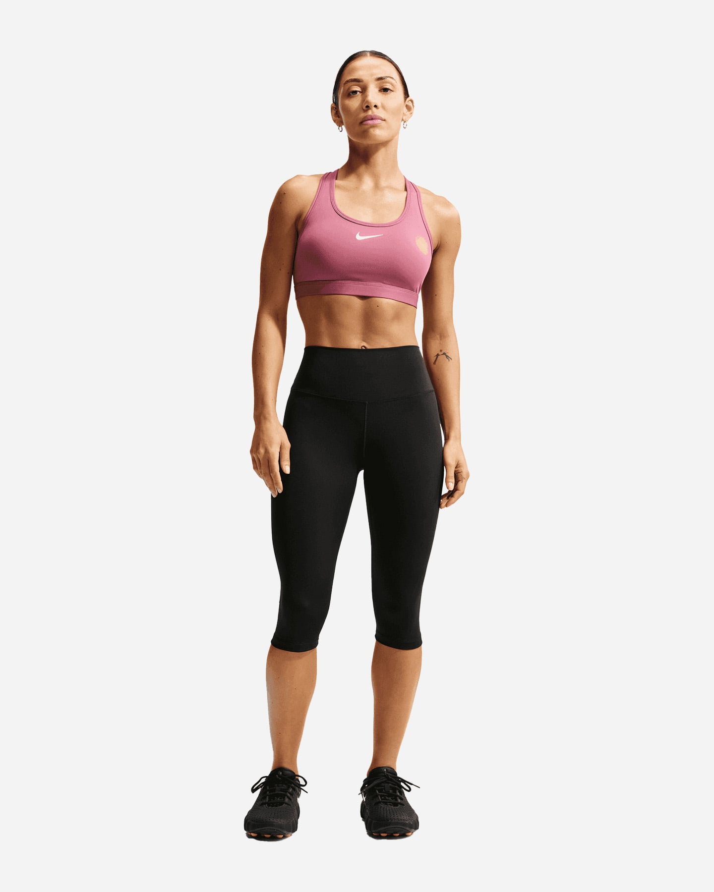 Bra training NIKE SWOOSH SMALL LOGO MS W - Rosa - 1 | Cisalfa Sport