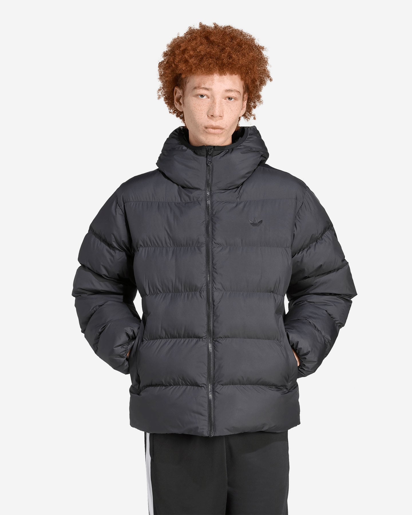 Giubbotto ADIDAS ORIGINALS PUFFER TREFOIL M - Nero - 1 | Cisalfa Sport