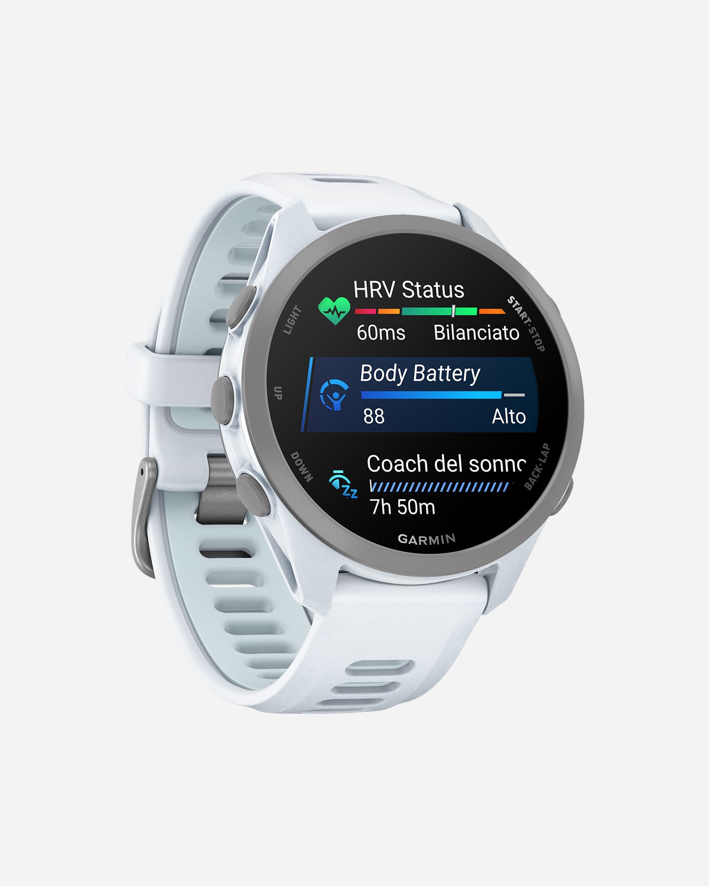 Orologio multifunzione GARMIN FORERUNNER 170 MUSIC  - Bianco - 3 | Cisalfa Sport