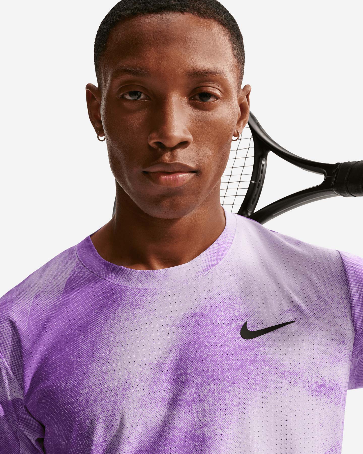 T-shirt tennis NIKE CARLOS RG M - Viola - 4 | Cisalfa Sport