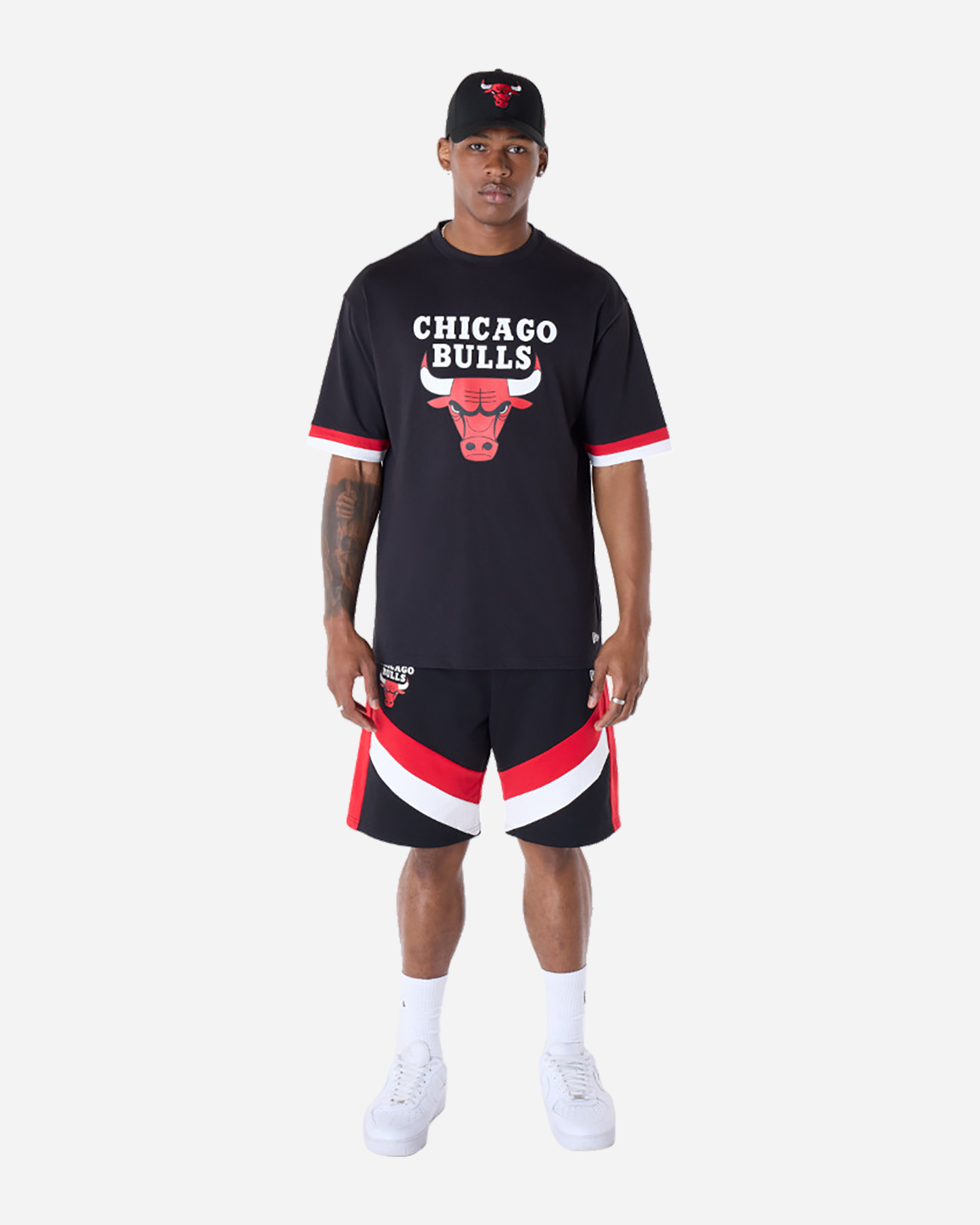 Shorts nba NEW ERA PANEL BULLS M - Nero - 2 | Cisalfa Sport