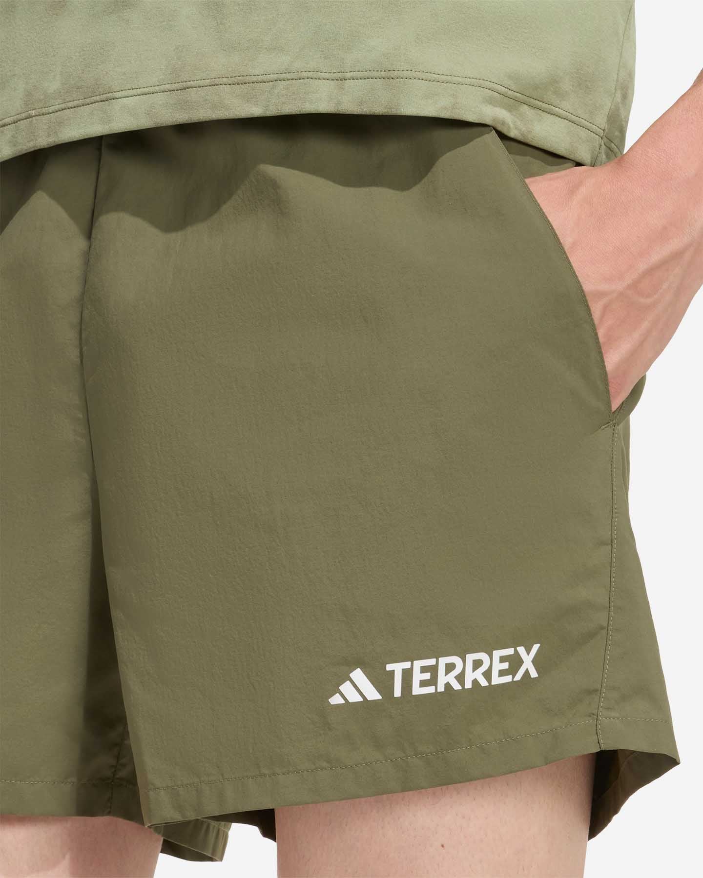 Pantaloncini ADIDAS TERREX MULTI M - Verde - 5 | Cisalfa Sport