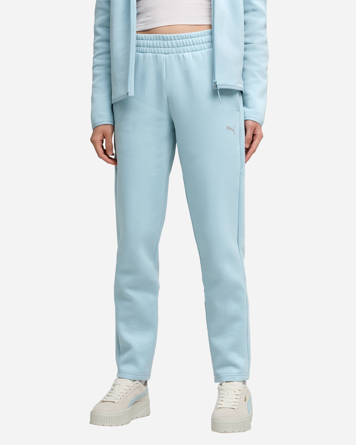 Pantalone PUMA EVOSTRIPE W - Azzurro - 2 | Cisalfa Sport