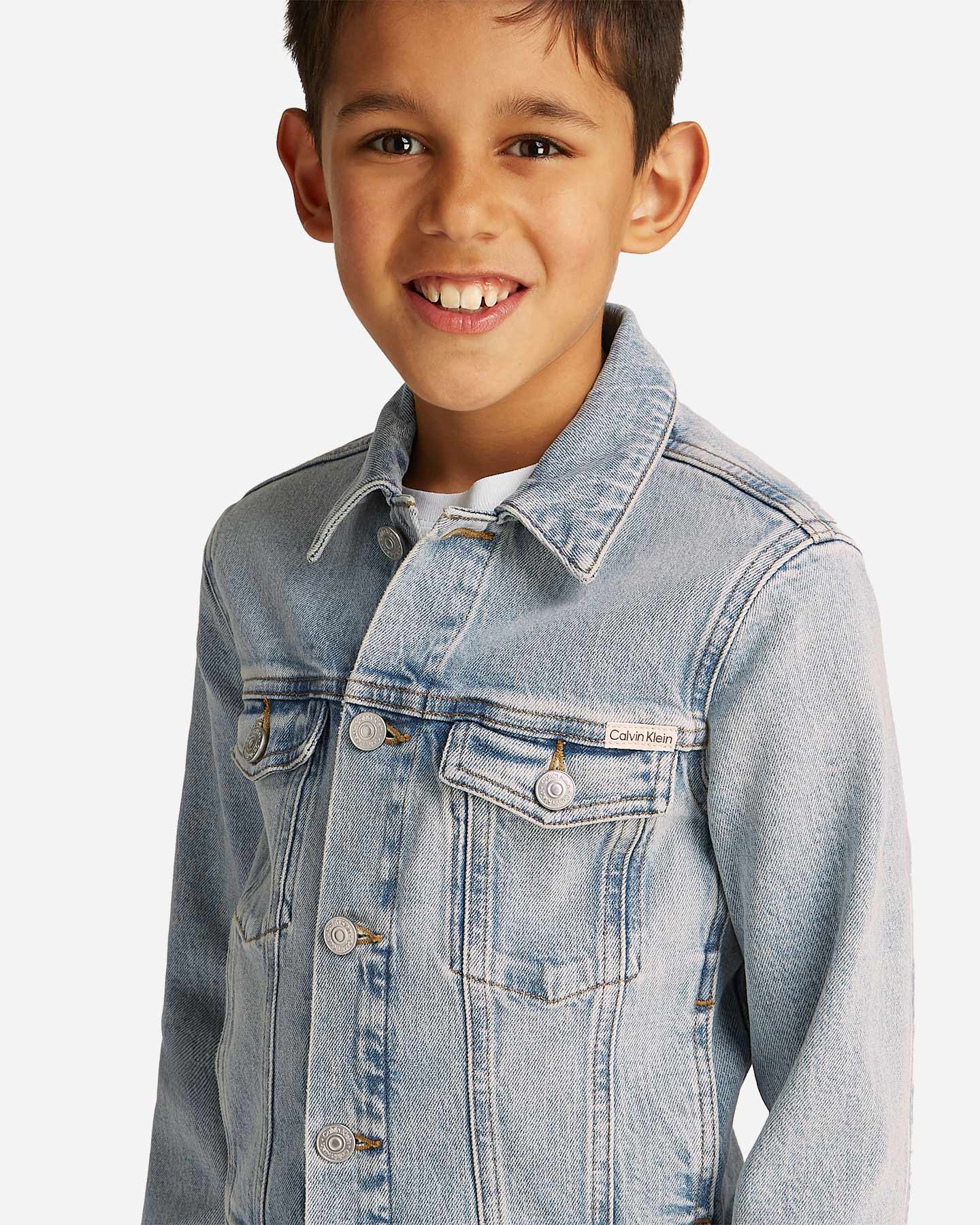 Giubbotto CALVIN KLEIN JEANS BASIC JR - Denim - 4 | Cisalfa Sport