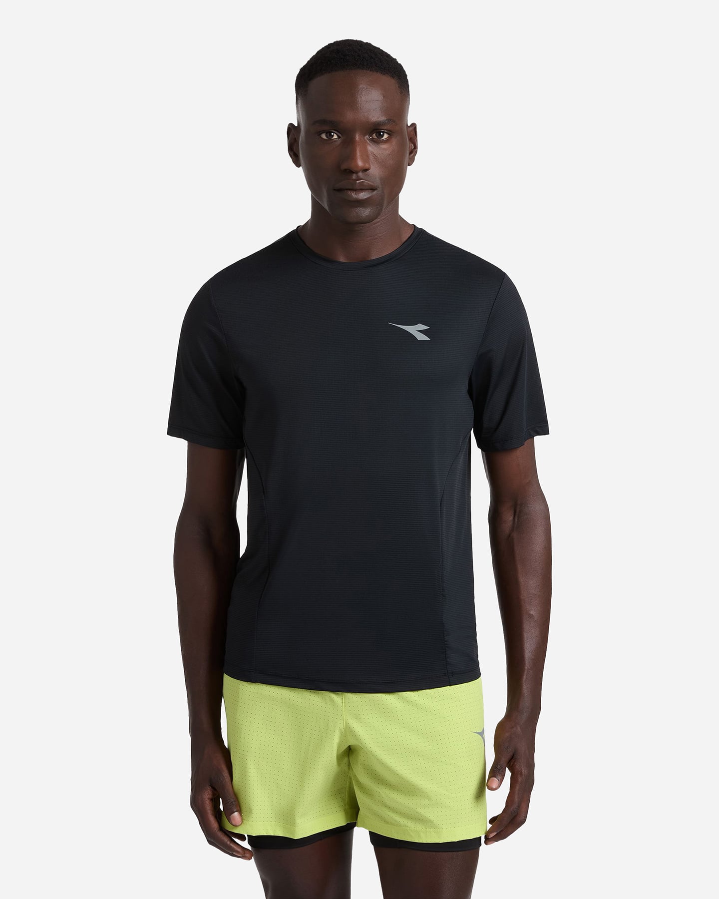 T-shirt running DIADORA TECH M - Nero - 1 | Cisalfa Sport