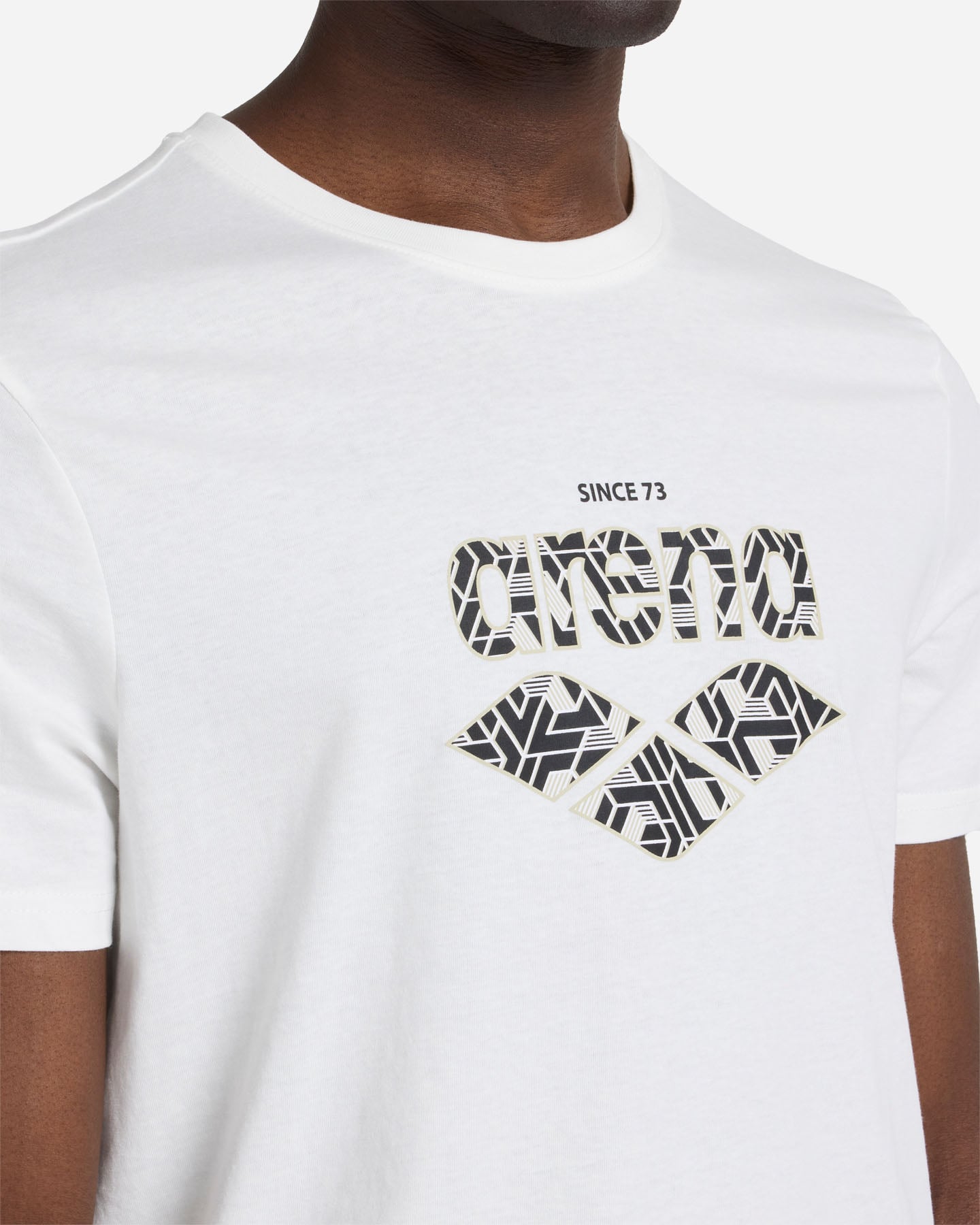 T-shirt ARENA ATHLETIC ESSENTIAL M - Bianco - 5 | Cisalfa Sport