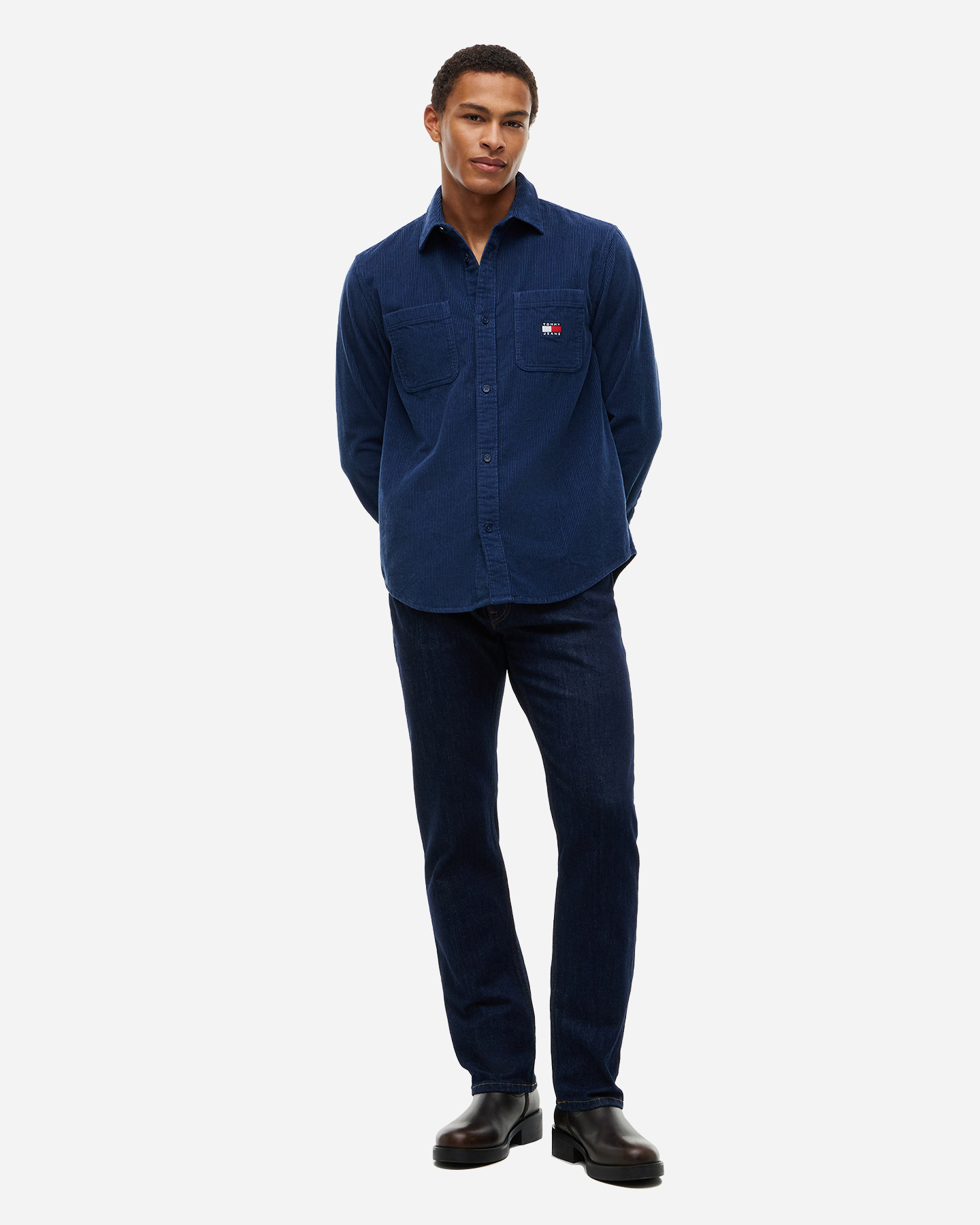 Camicia TOMMY HILFIGER CORDUROY M - Blu - 3 | Cisalfa Sport