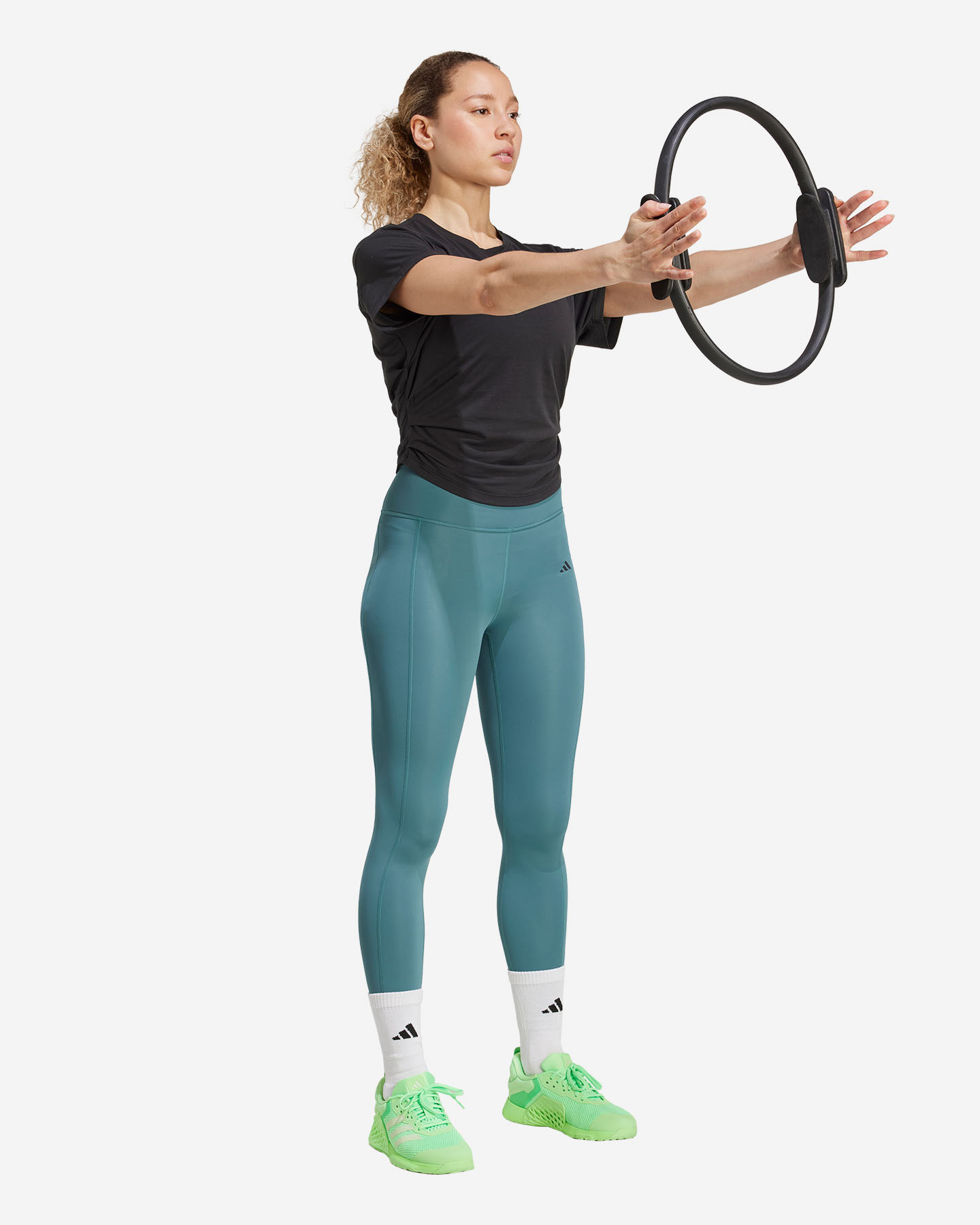 T-shirt training ADIDAS POWER CROP W - Nero - 3 | Cisalfa Sport