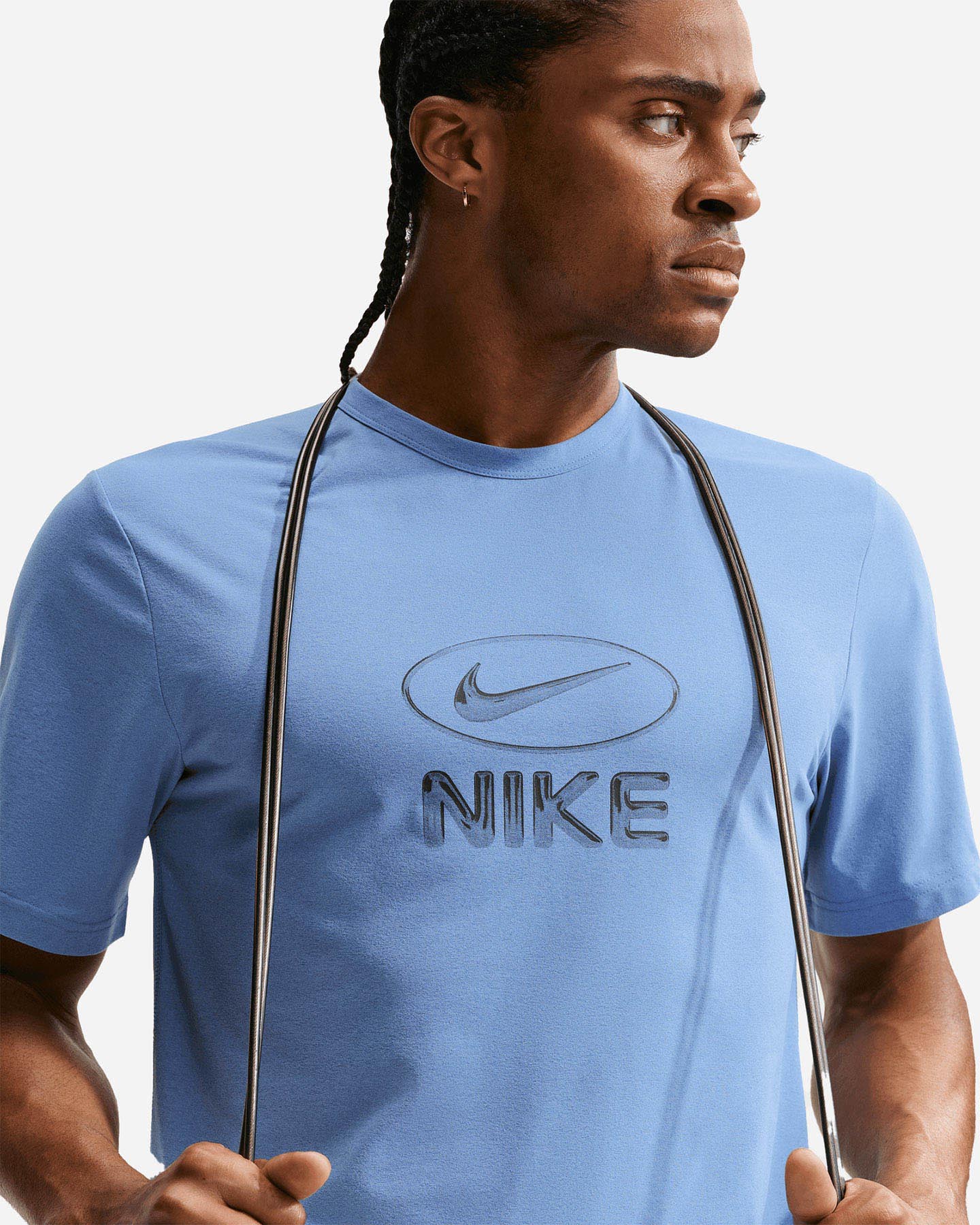 T-shirt training NIKE DRI FIT HYVERSE M - Blu - 5 | Cisalfa Sport