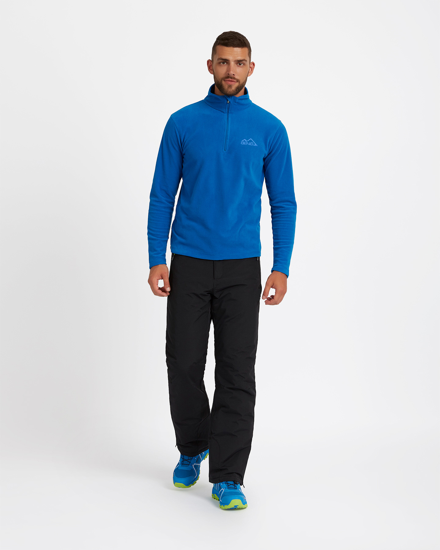 Micropile 8848 HALF ZIP M - Blu - 1 | Cisalfa Sport