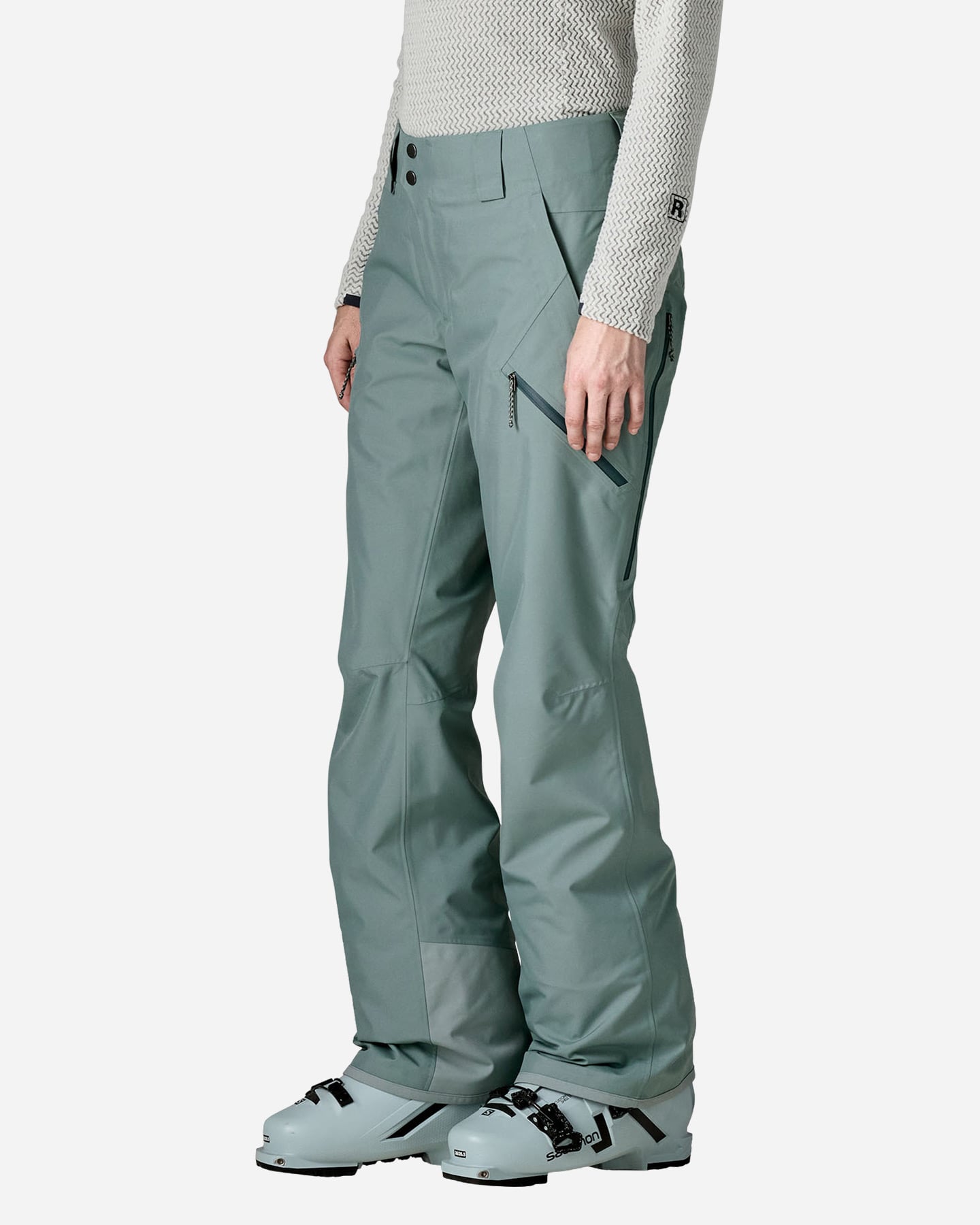 Pantalone sci PATAGONIA POWDER TOWN W - Blu - 1 | Cisalfa Sport