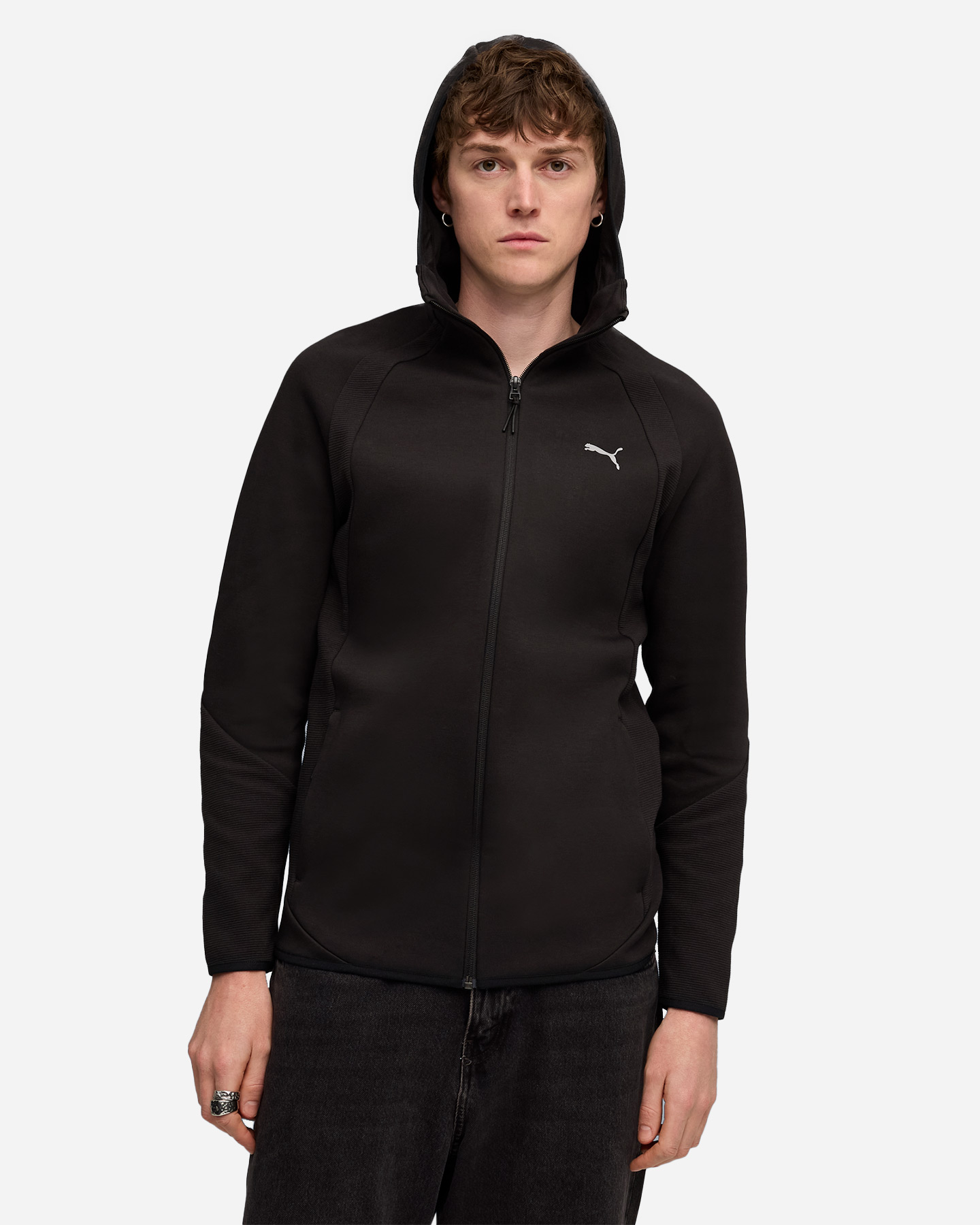 Felpa PUMA EVOSTRIPE M - Nero - 2 | Cisalfa Sport