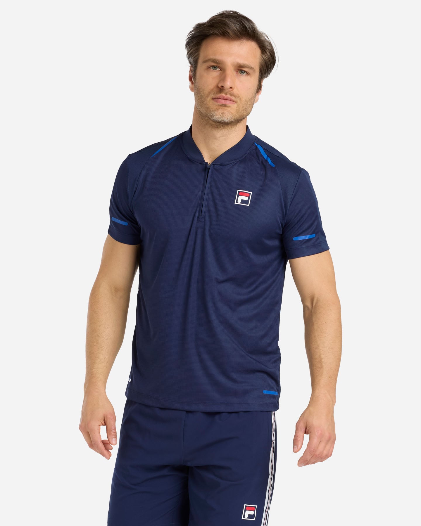 Polo tennis FILA COURT LINE M - Blu - 1 | Cisalfa Sport
