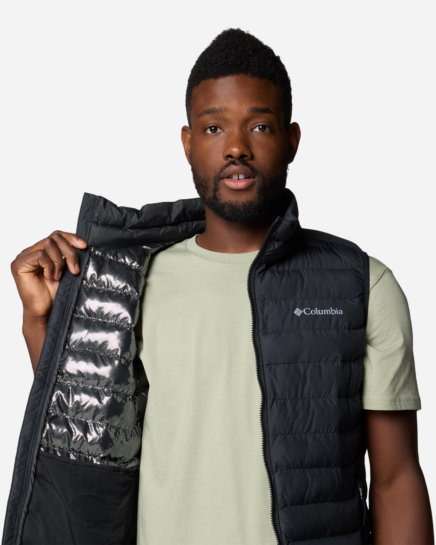 Gilet COLUMBIA POWDER LITE M - Nero - 4 | Cisalfa Sport
