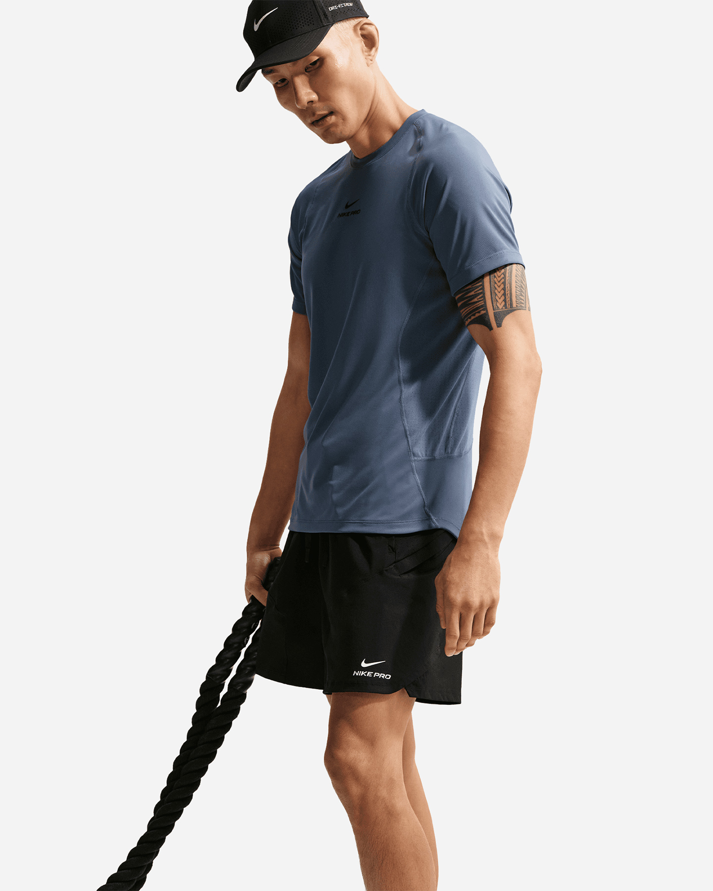Pantalone training NIKE DRI FIT PRO ADV 6IN M - Nero - 5 | Cisalfa Sport