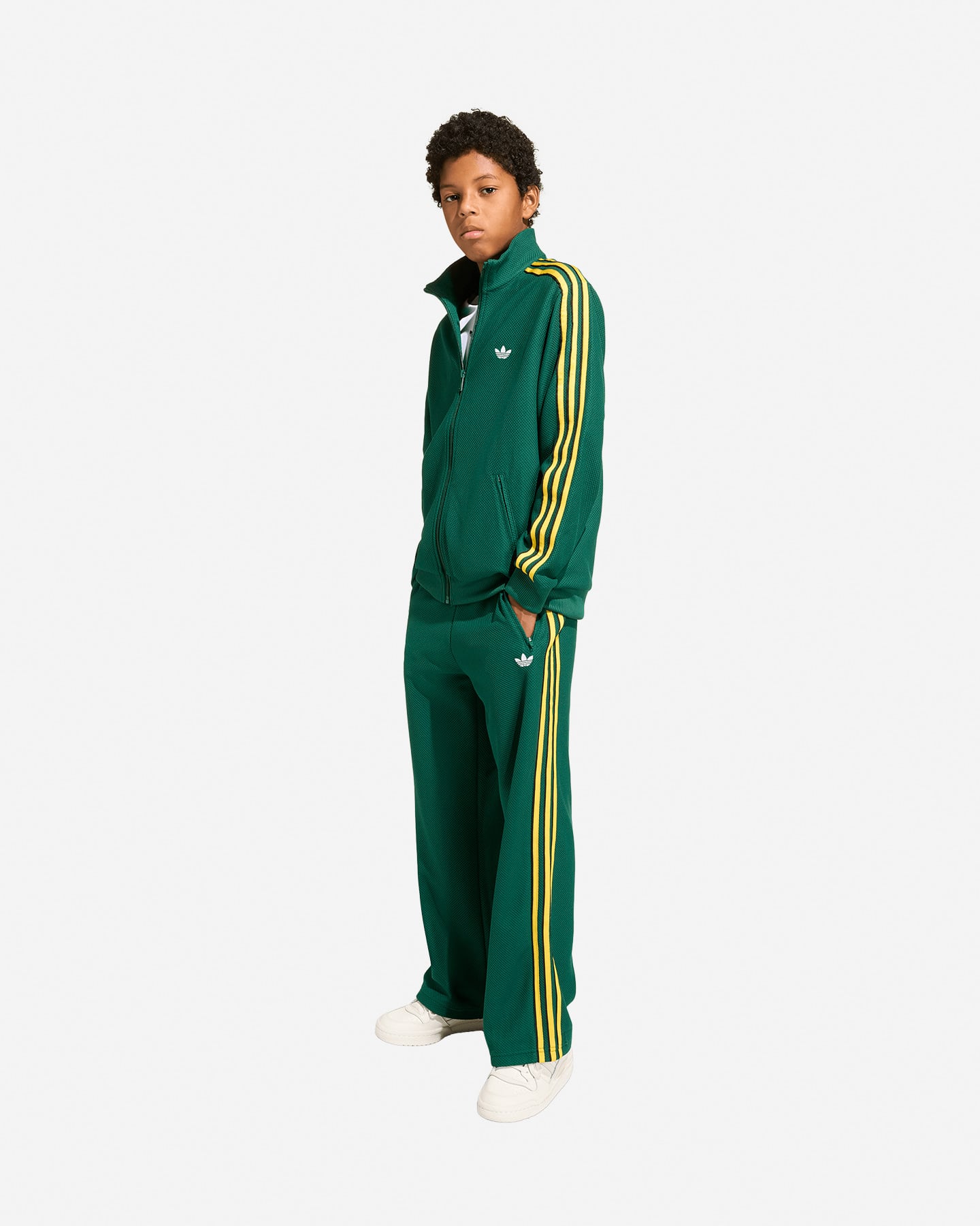 Felpa ADIDAS FIREBIRD JR - Verde - 3 | Cisalfa Sport