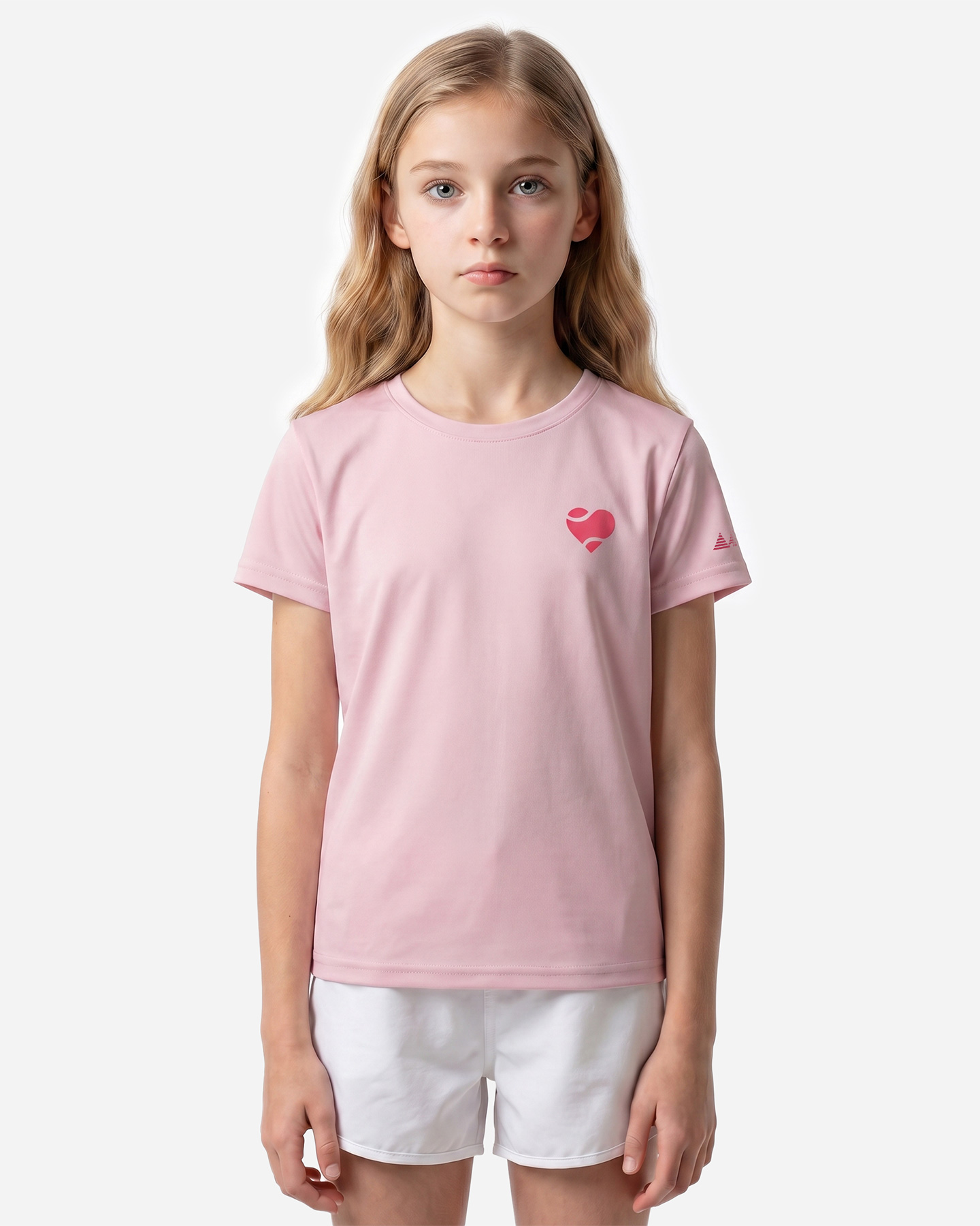 T-shirt tennis ABC ESSENTIAL JR - Rosa - 2 | Cisalfa Sport