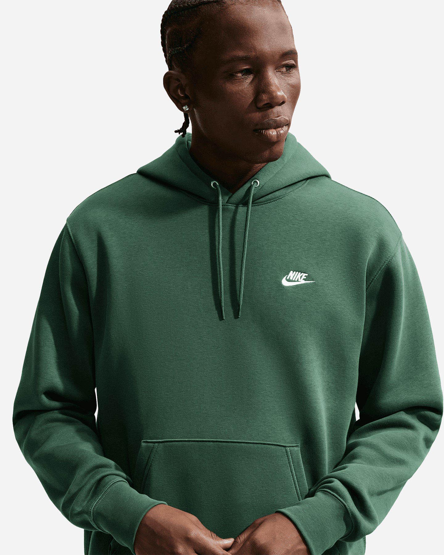 Felpa NIKE CLUB M - Verde - 3 | Cisalfa Sport