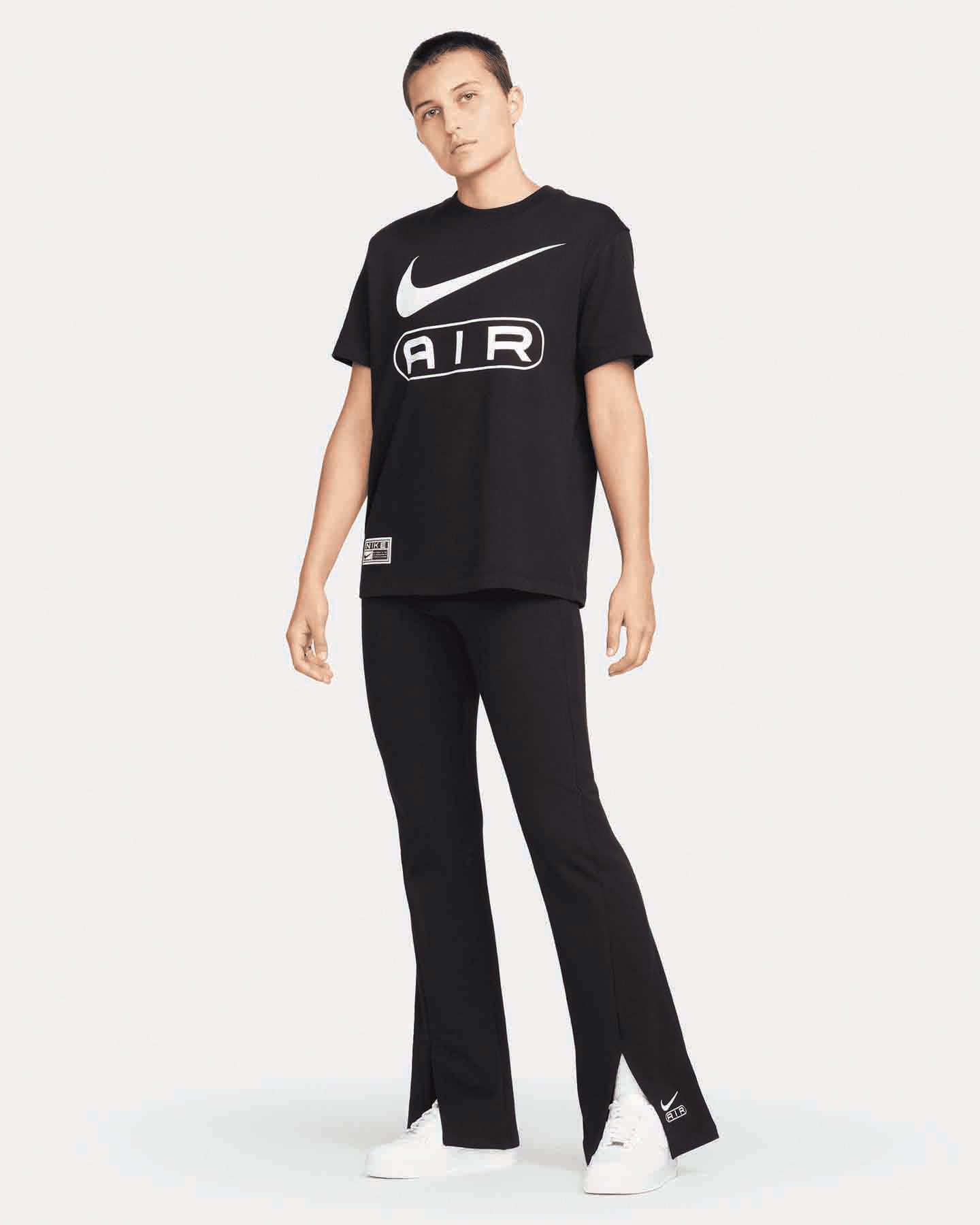 T-shirt NIKE LONG AIR W - Nero - 4 | Cisalfa Sport