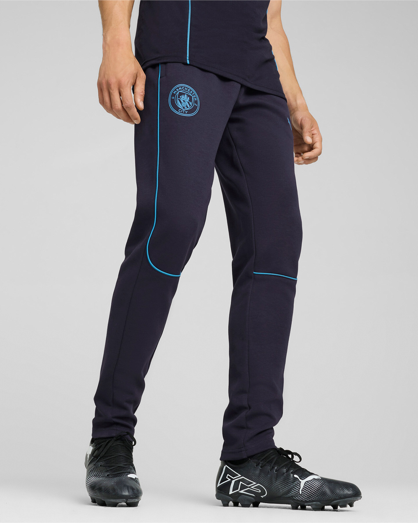 Abbigliamento calcio ufficiale PUMA MANCHESTER CITY CASUALS M - Blu Navy - 2 | Cisalfa Sport