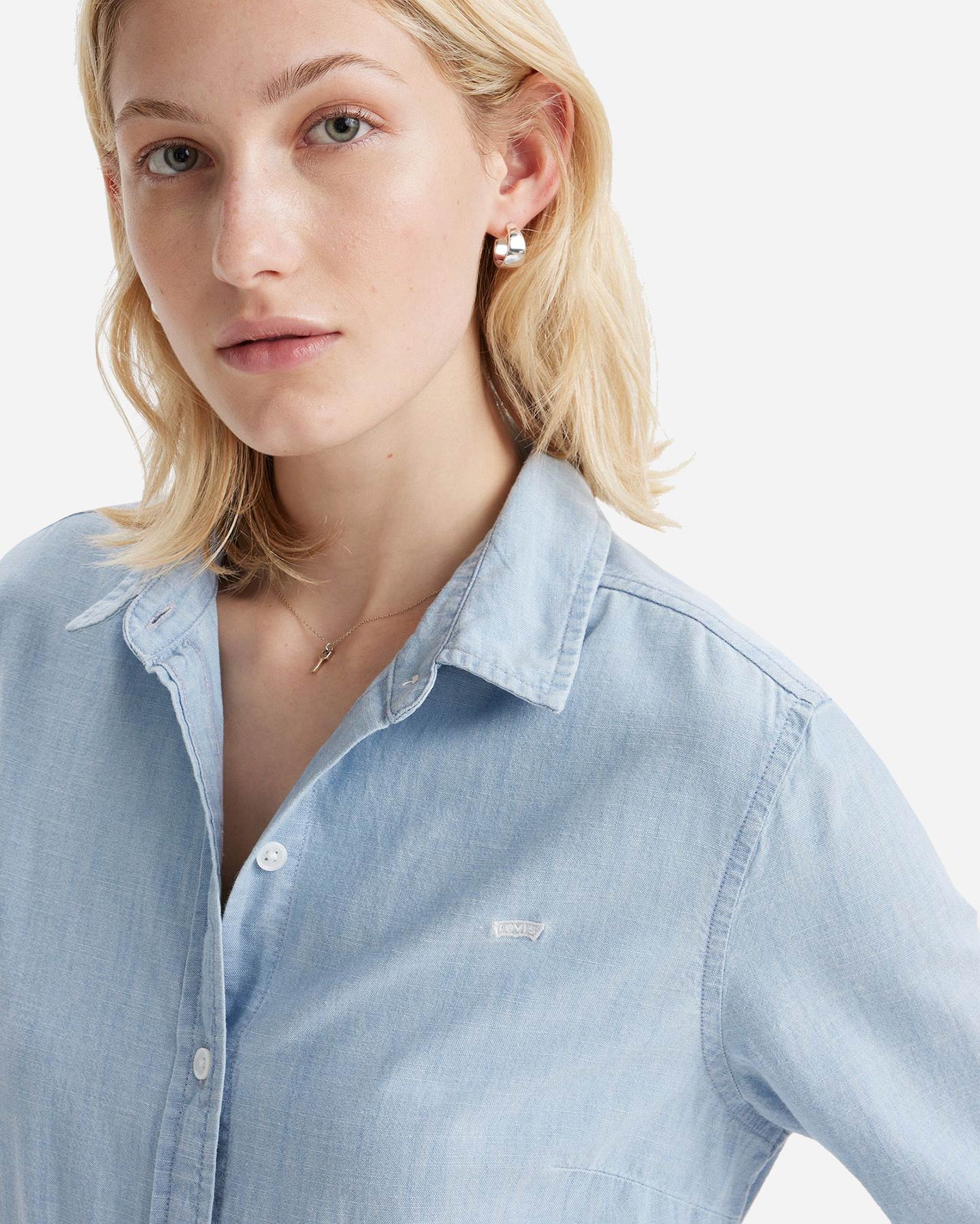 Camicia LEVI'S CHAMBRIE W - Denim - 4 | Cisalfa Sport