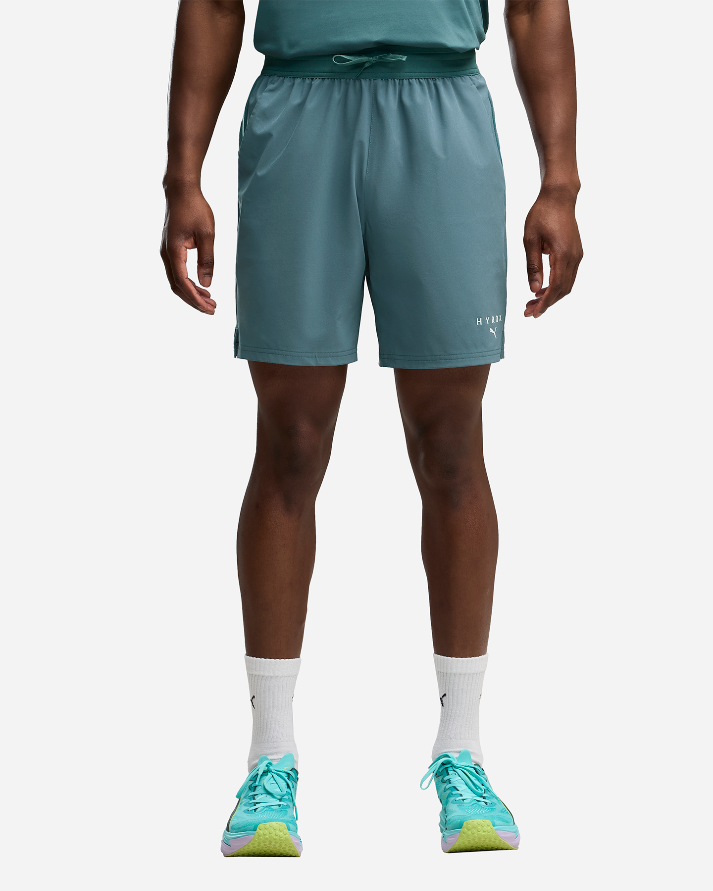 Pantalone training PUMA HYROX 7" PWRTRN M - Verde - 2 | Cisalfa Sport