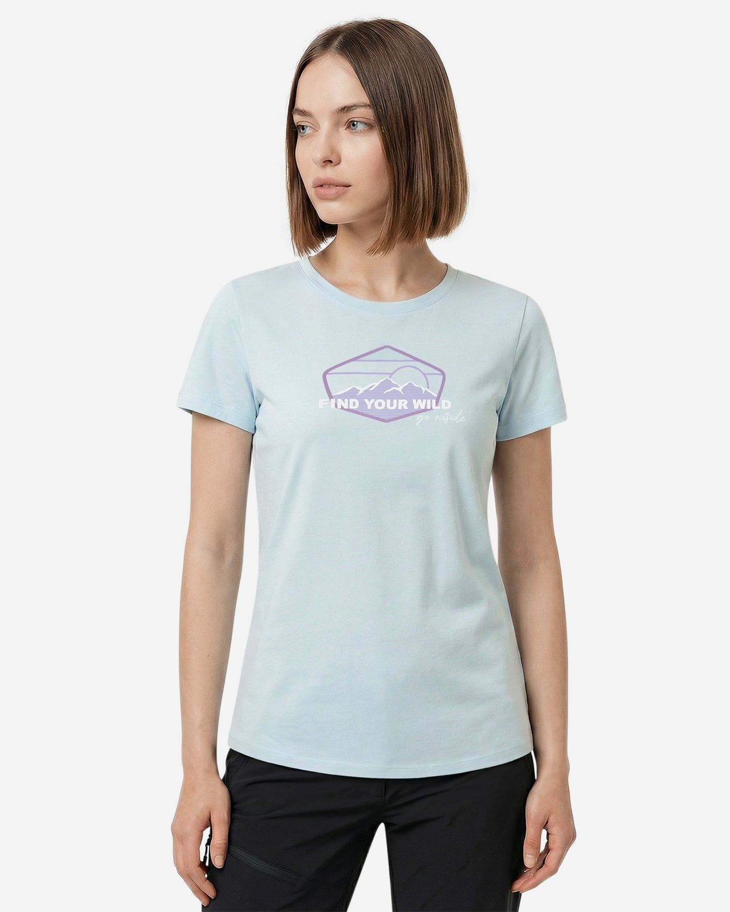 T-shirt 8848 ESSENTIAL W - Azzurro - 2 | Cisalfa Sport