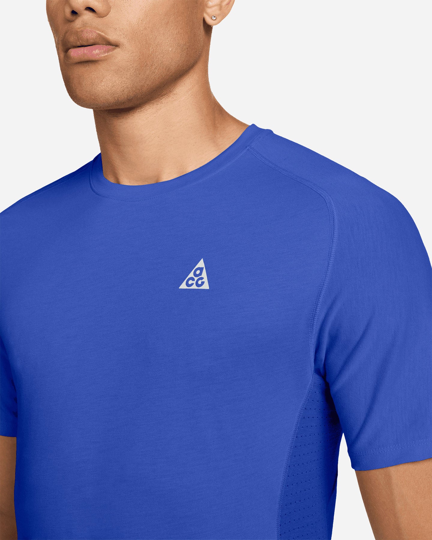 T-shirt running NIKE ACG M - Blu - 2 | Cisalfa Sport