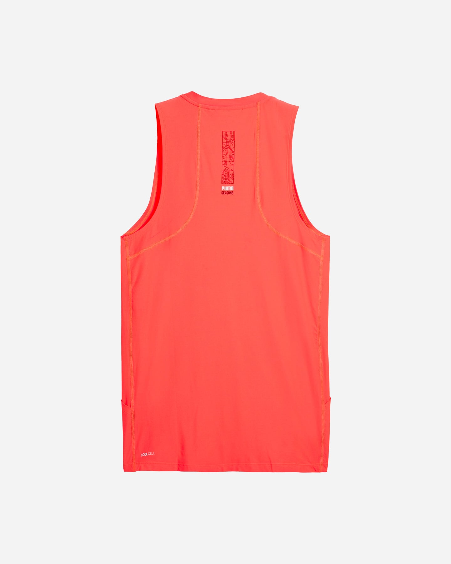 Canotta running PUMA SEASON CELL M - Rosso - 1 | Cisalfa Sport